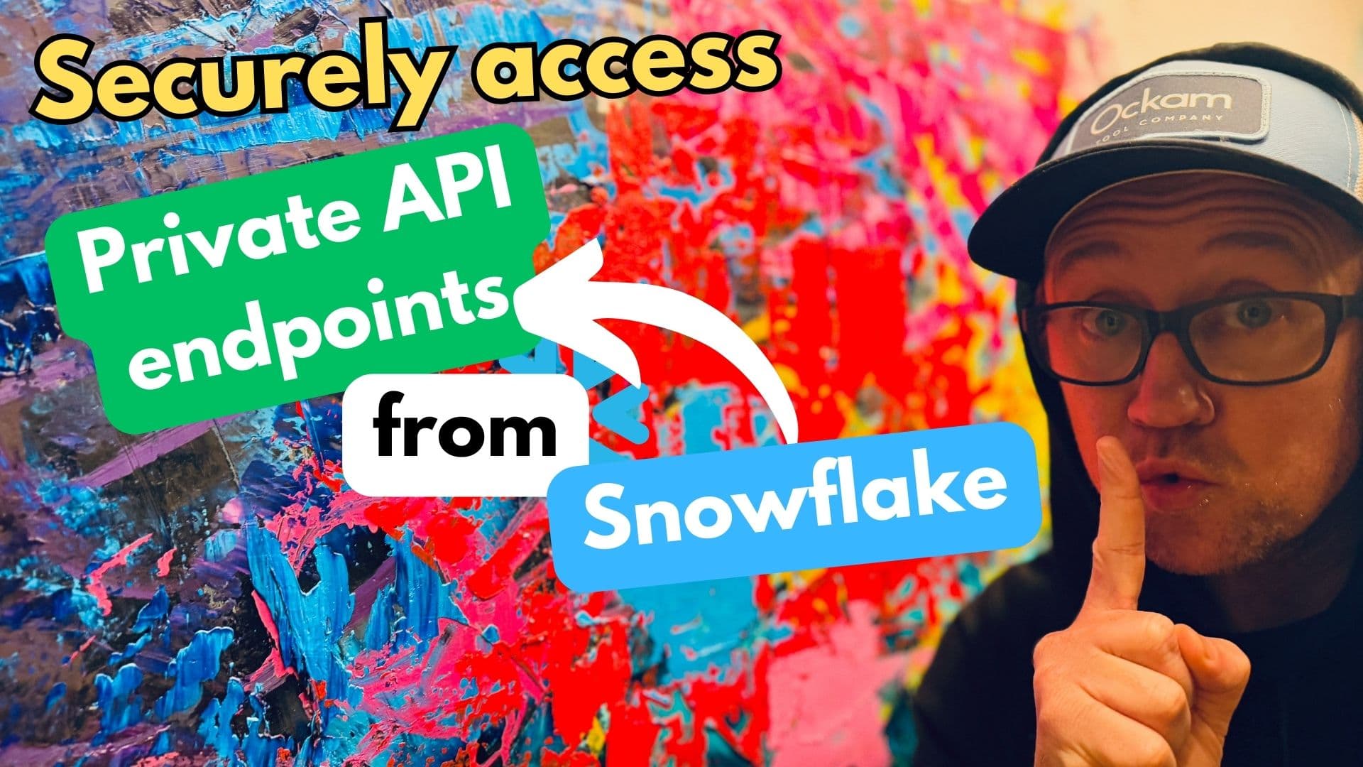 Call a private API from Snowflake